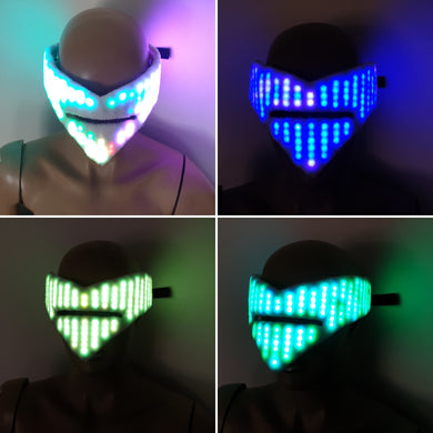 Cyberpunk LED Visor